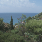 Blick von der Terrasse der Casa Patricia in Nerja auf das Mittelmeer