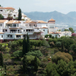 Außenansicht der Casa Patricia in Nerja, Ladera del Mar mit Meerblick