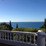 „Blick von der Terrasse der Casa Patricia in Nerja auf das Mittelmeer