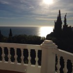 „Blick von der Terrasse der Casa Patricia in Nerja auf das Mittelmeer