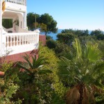 „Außenansicht der Casa Patricia in Nerja, Ladera del Mar mit Meerblick